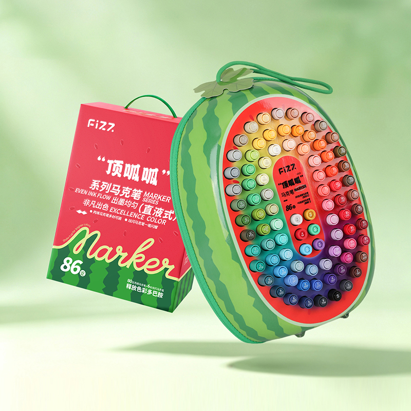 飞兹顶呱呱丙烯马克笔 86色
